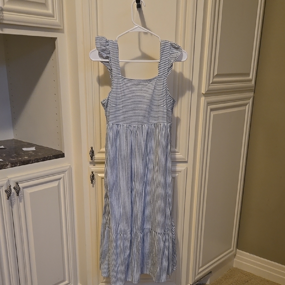 Universal Thread Navy and White Striped Dress